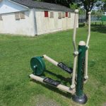 Photograph of mobile gym equipment - Elliptical Cross Trainer